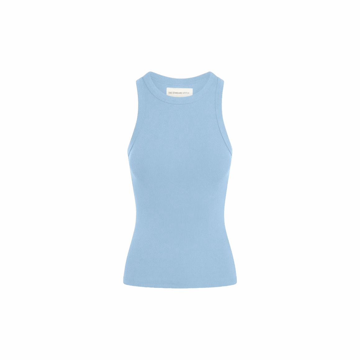 The Standard Stitch Rib Tank – Sky Blue